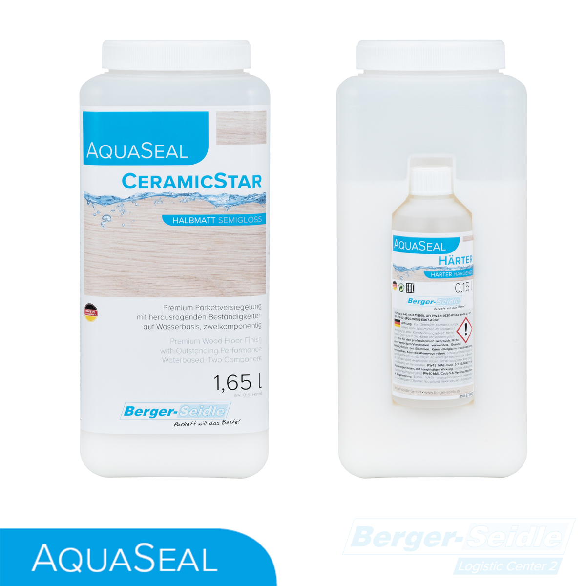 AquaSeal CeramicStar | 2K Parkettversiegelung wasserbasiert | 1,65L/5,5L
