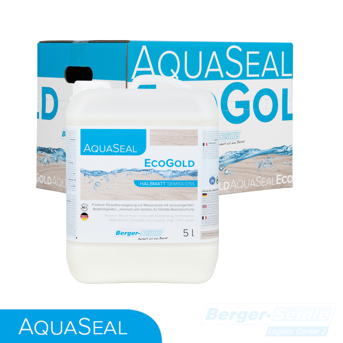 AquaSeal EcoGold | 1K-Parkettsiegel wasserbasiert Premium-Parkettversiegelung