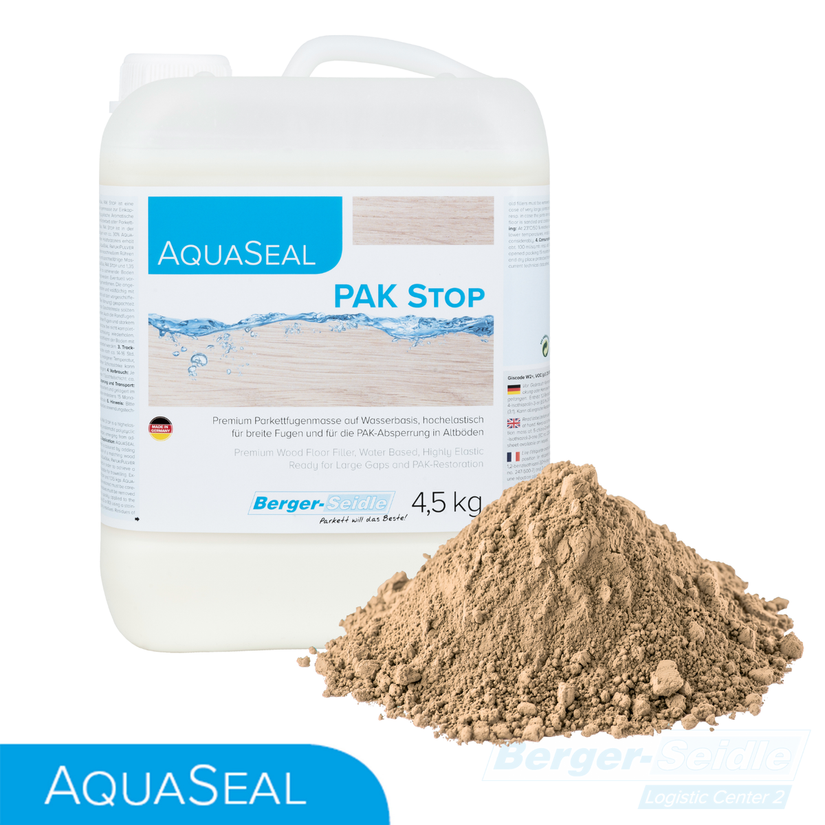 AquaSeal PAK Stop hochelastische Parkett- Fugenmasse