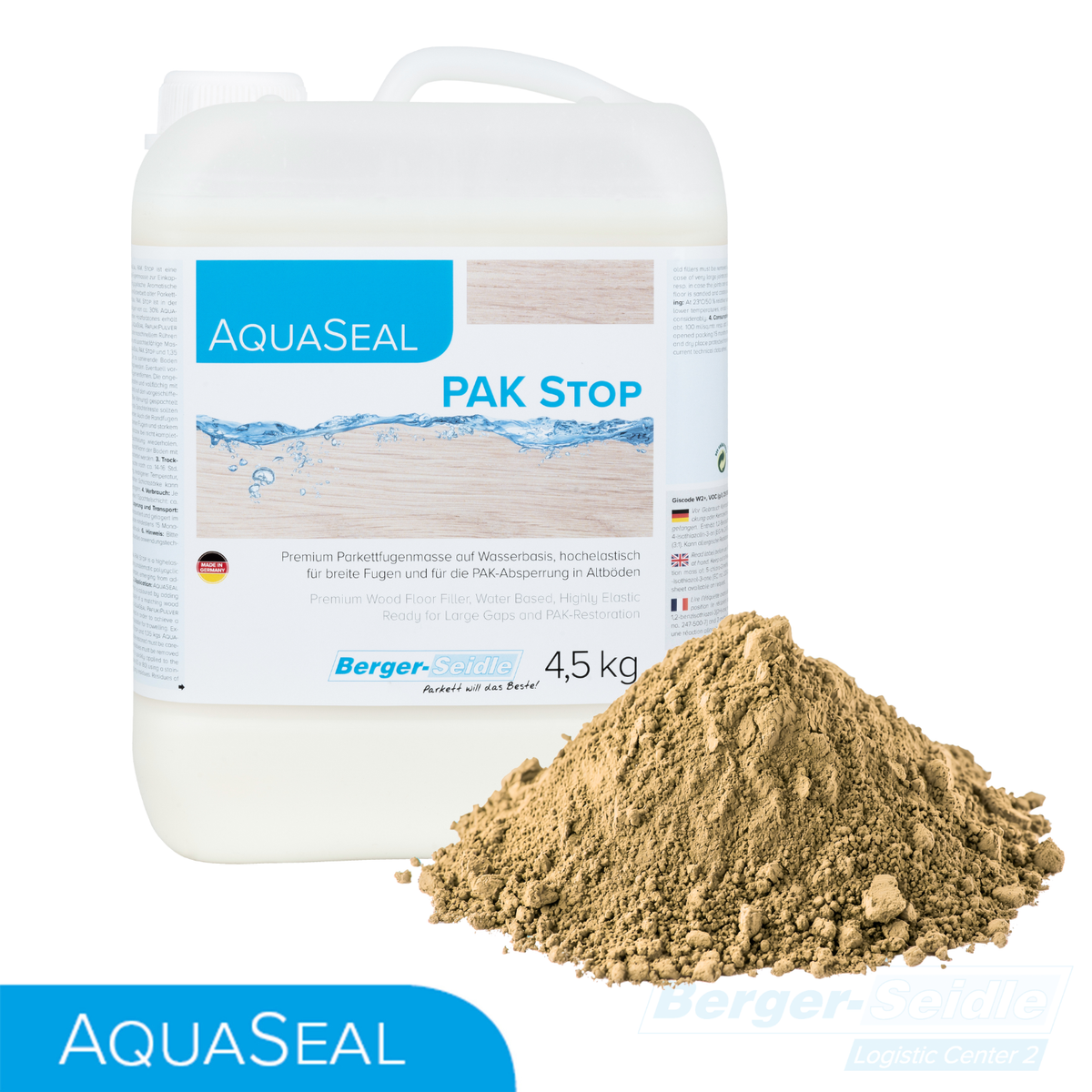 AquaSeal PAK Stop hochelastische Parkett- Fugenmasse