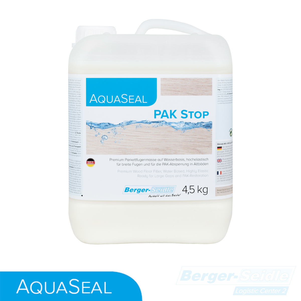 AquaSeal PAK Stop hochelastische Parkett- Fugenmasse