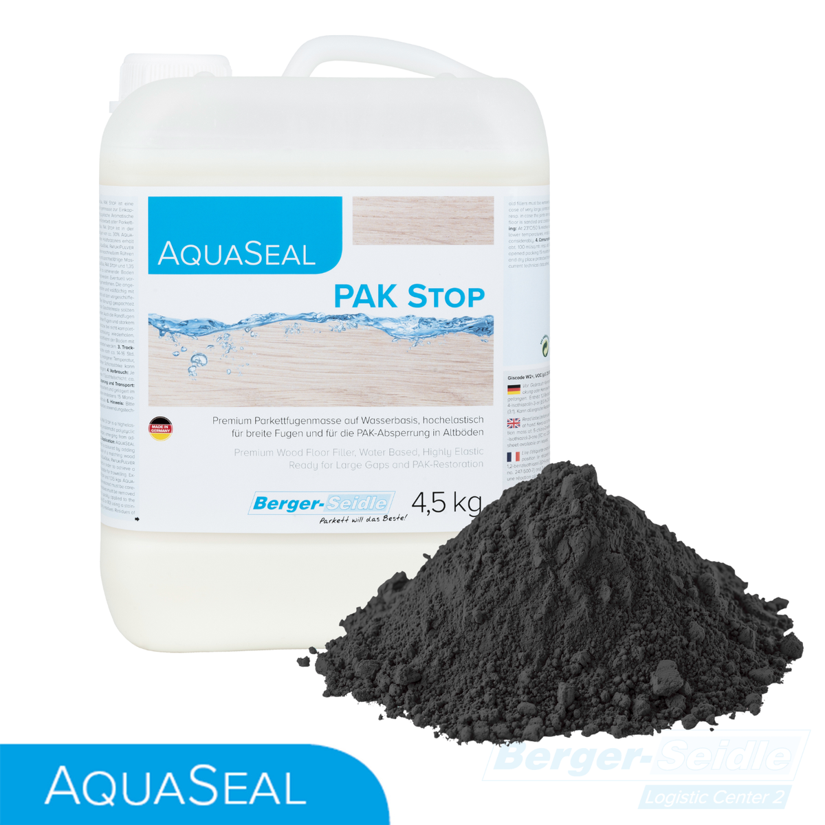 AquaSeal PAK Stop hochelastische Parkett- Fugenmasse