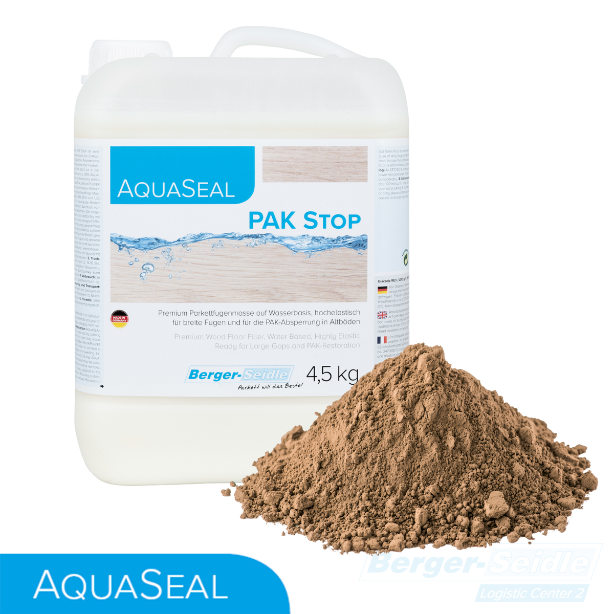 AquaSeal PAK Stop hochelastische Parkett- Fugenmasse