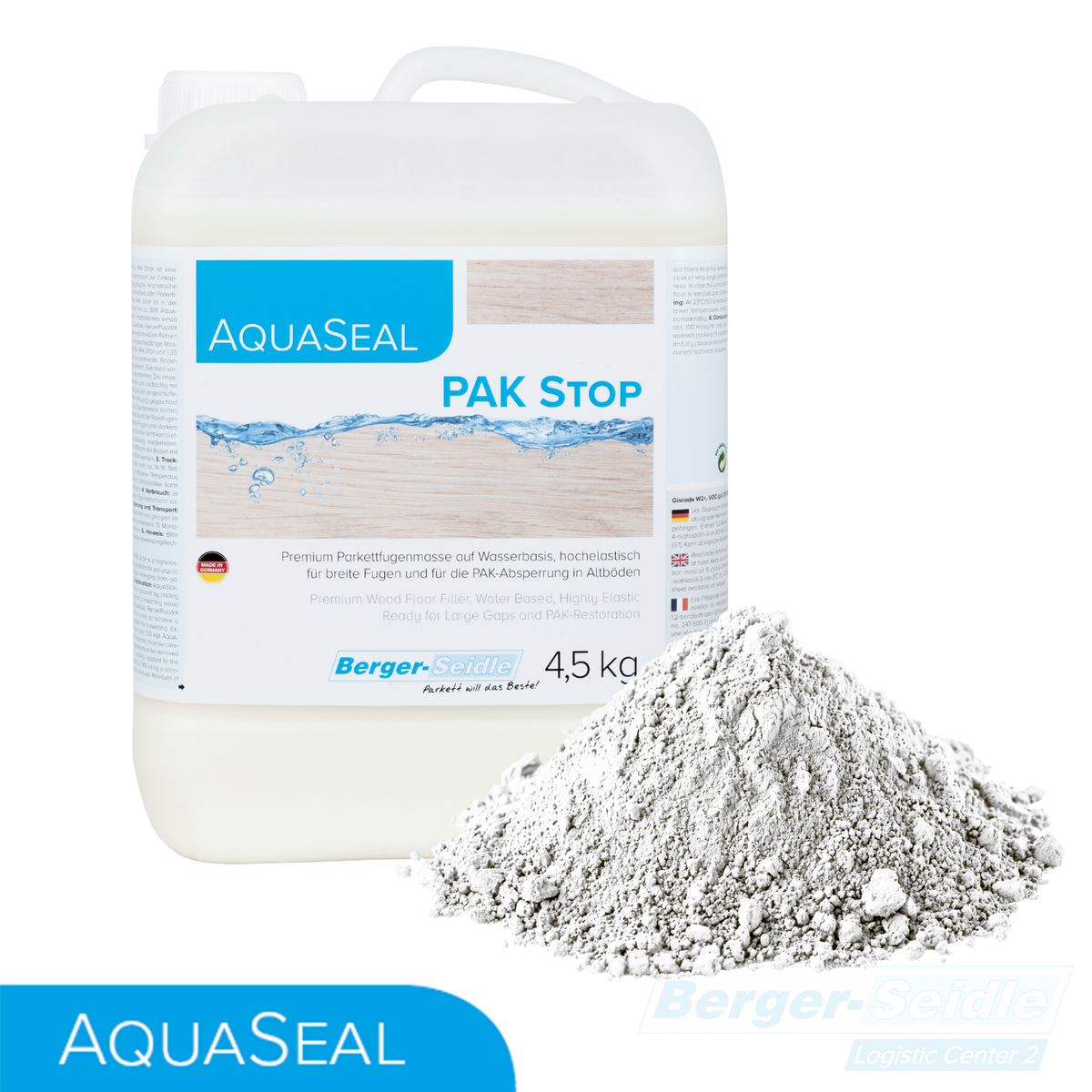 AquaSeal PAK Stop hochelastische Parkett- Fugenmasse