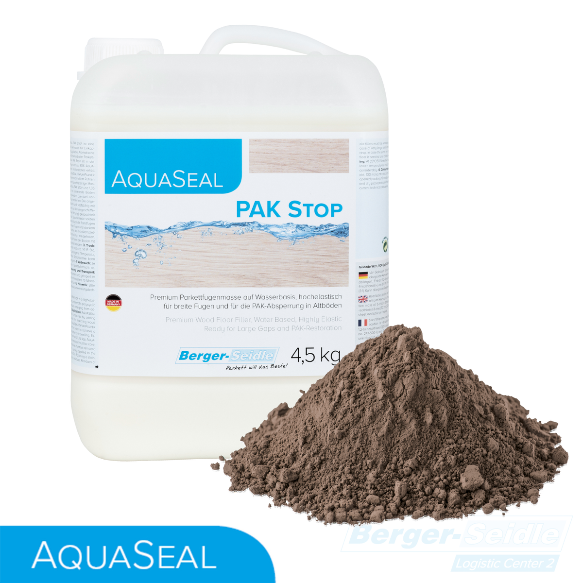AquaSeal PAK Stop hochelastische Parkett- Fugenmasse