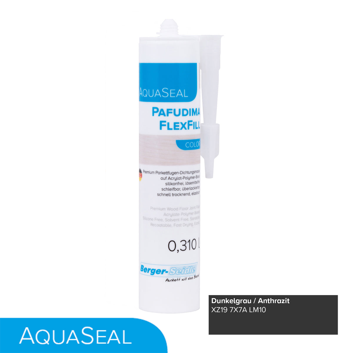 AquaSeal Pafudima FlexFill Color | 310ml Kartusche| flexibel und schleifbare Parkettfugen
