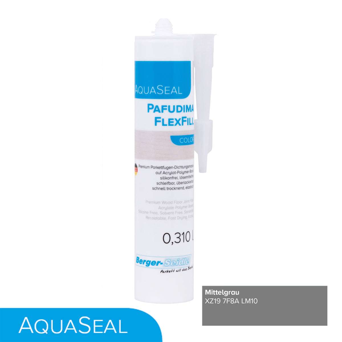 AquaSeal Pafudima FlexFill Color | 310ml Kartusche| flexibel und schleifbare Parkettfugen