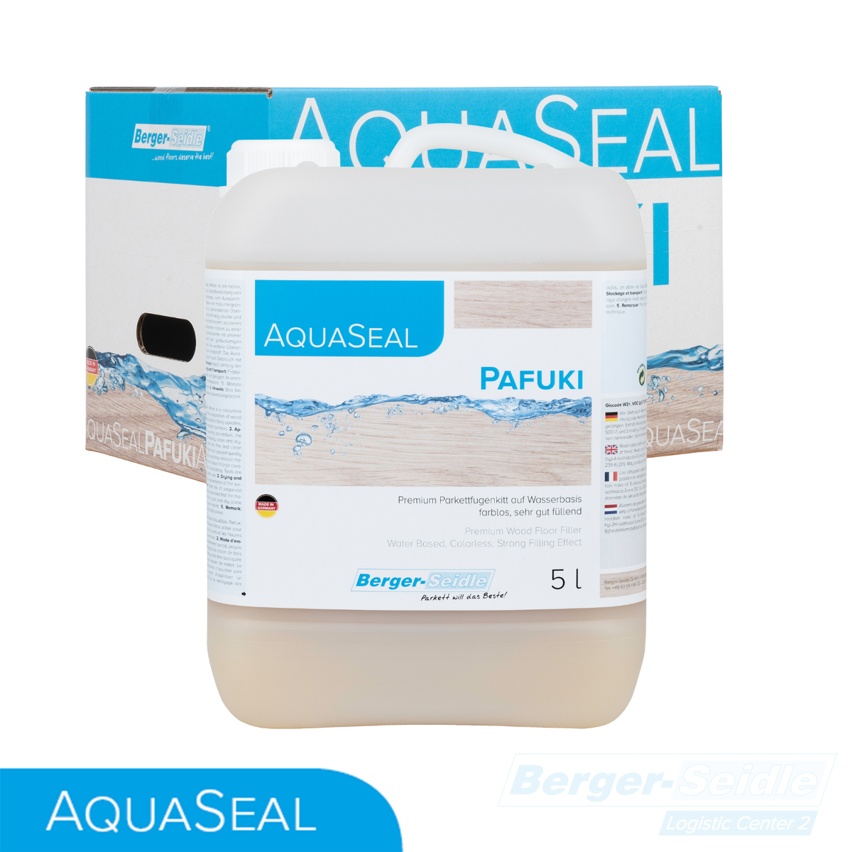 Parkettfugenkitt AquaSeal Pafuki wasserbasiert 1L/5L