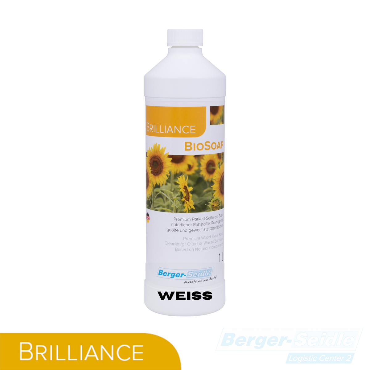 Holzbodenseife Brilliance BioSoap für geölte Parkettböden 1L/5L