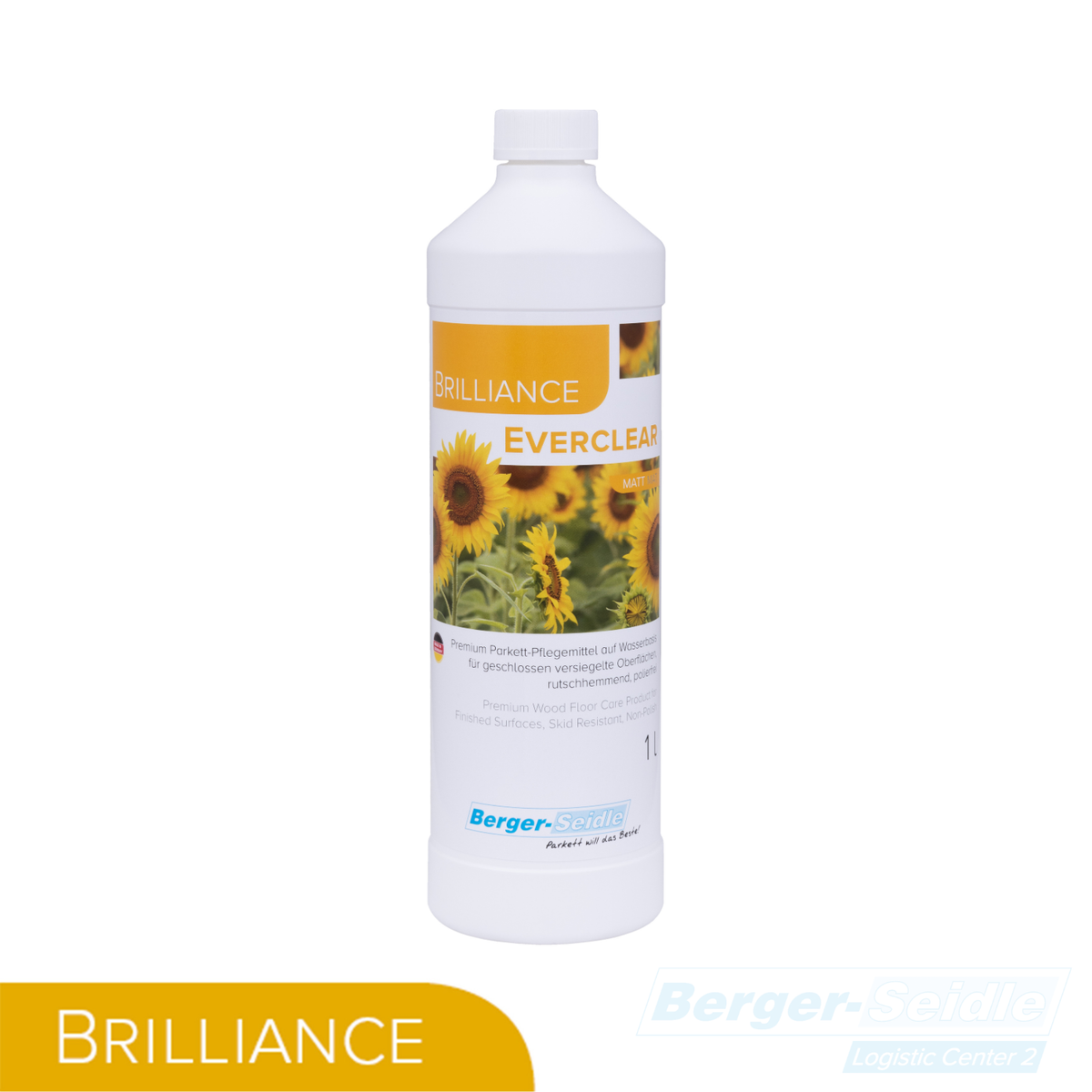 Brilliance Everclear Parkettpflegemittel für versiegeltes Parkett | seidenglänzend und matt 1L/5L