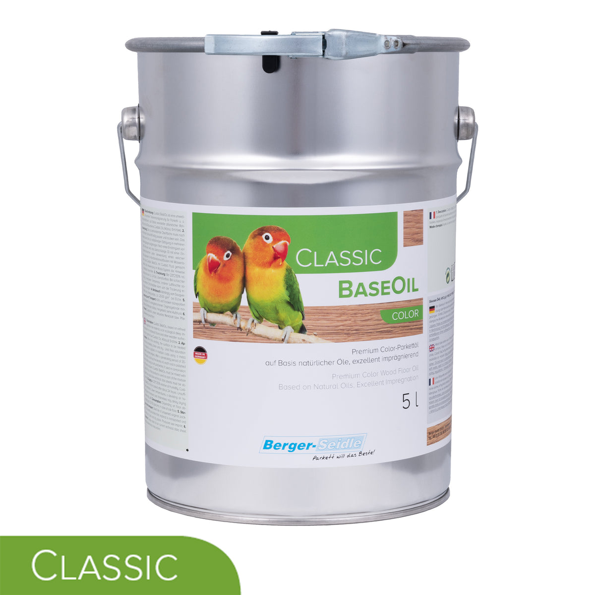 Classic BaseOil Parkett- Öl farblos & farbig