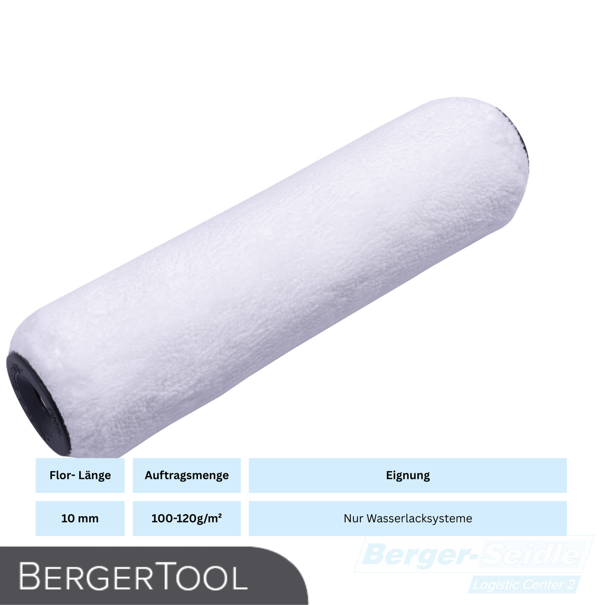 BergerTool Rolle | ohne Bügel für wasser- und lösemittelhaltige Lacke