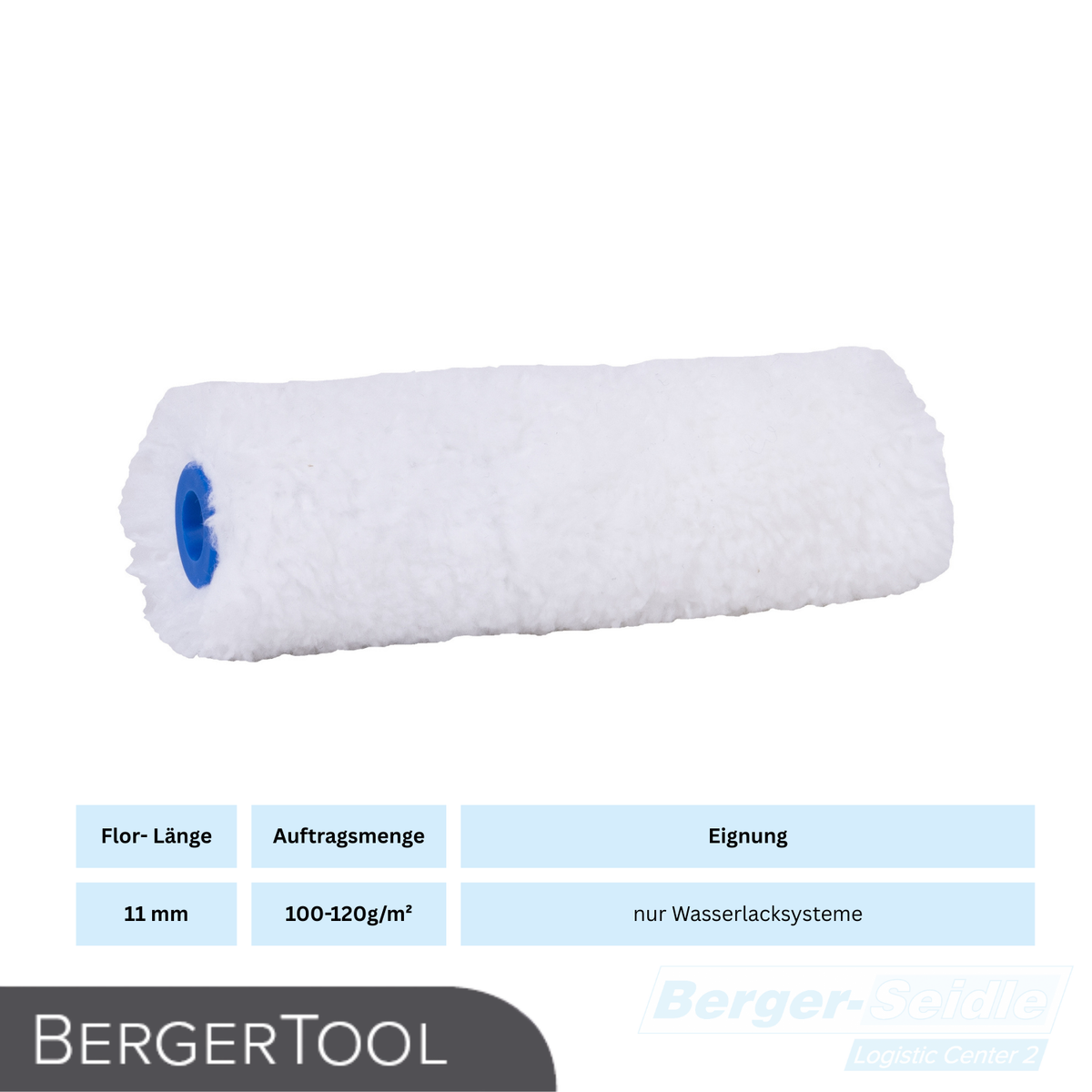 BergerTool Rolle | ohne Bügel für wasser- und lösemittelhaltige Lacke