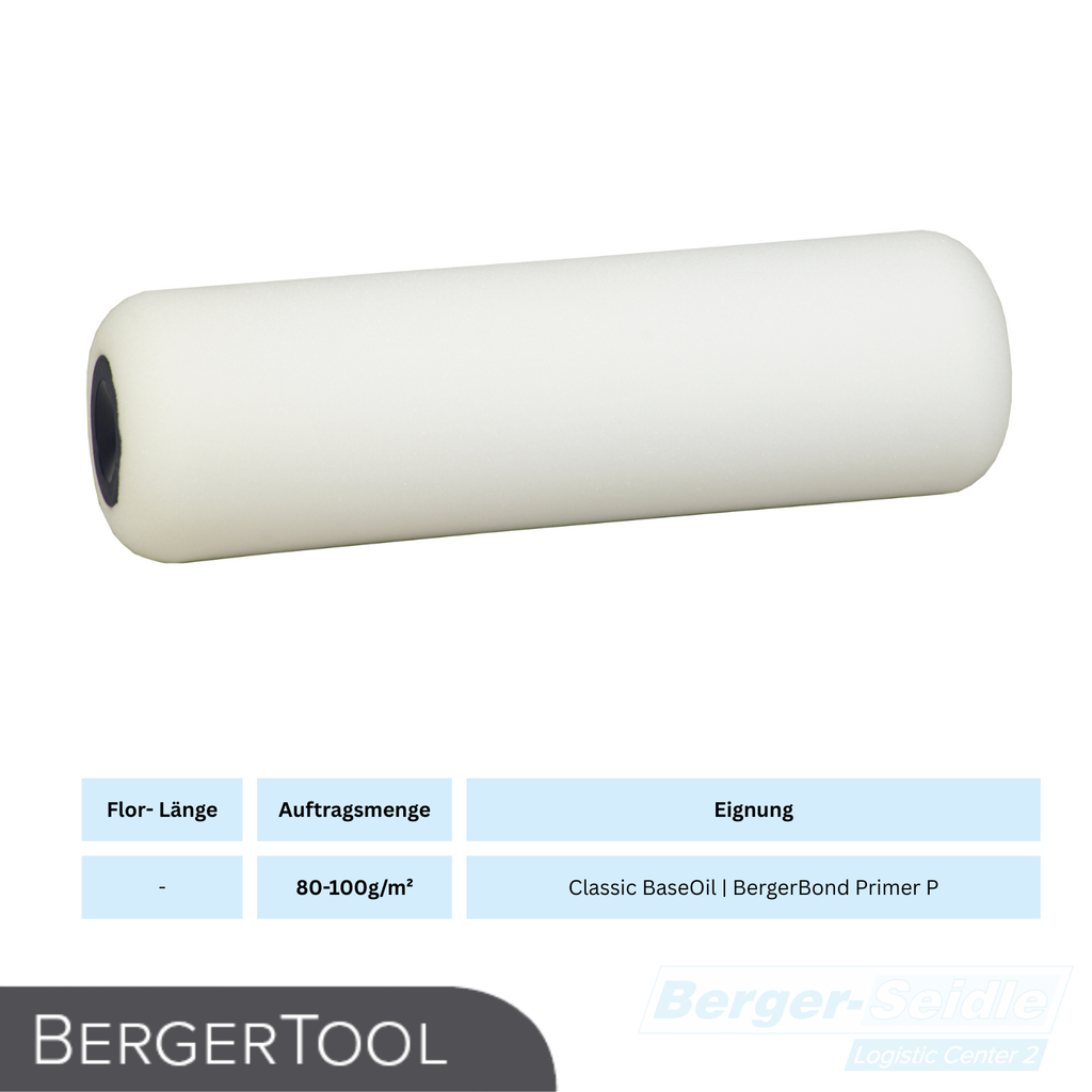 BergerTool Rolle | ohne Bügel für wasser- und lösemittelhaltige Lacke